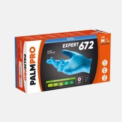 GUANTI NITRILE BLU EXPERT 672
