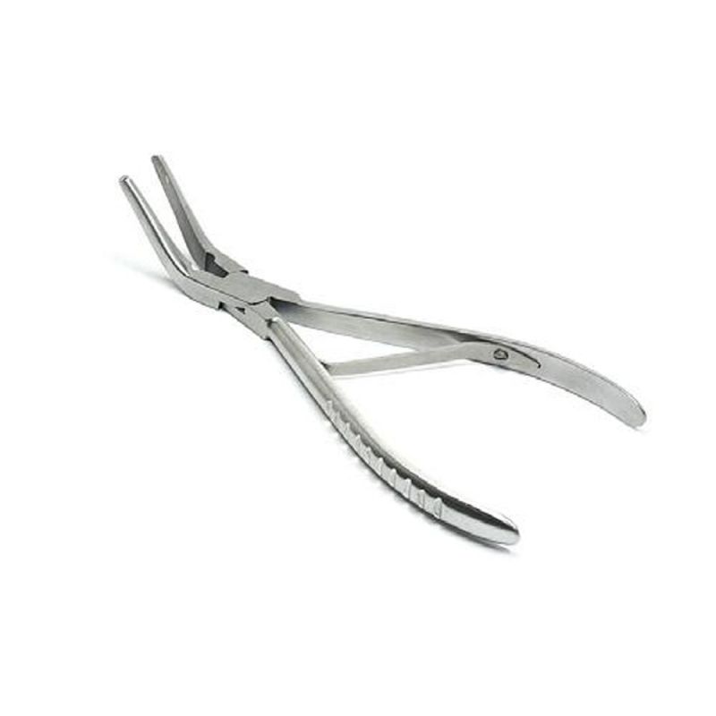 PINZA PER EXTENSION LISCIA CON FORO PER ANELLI