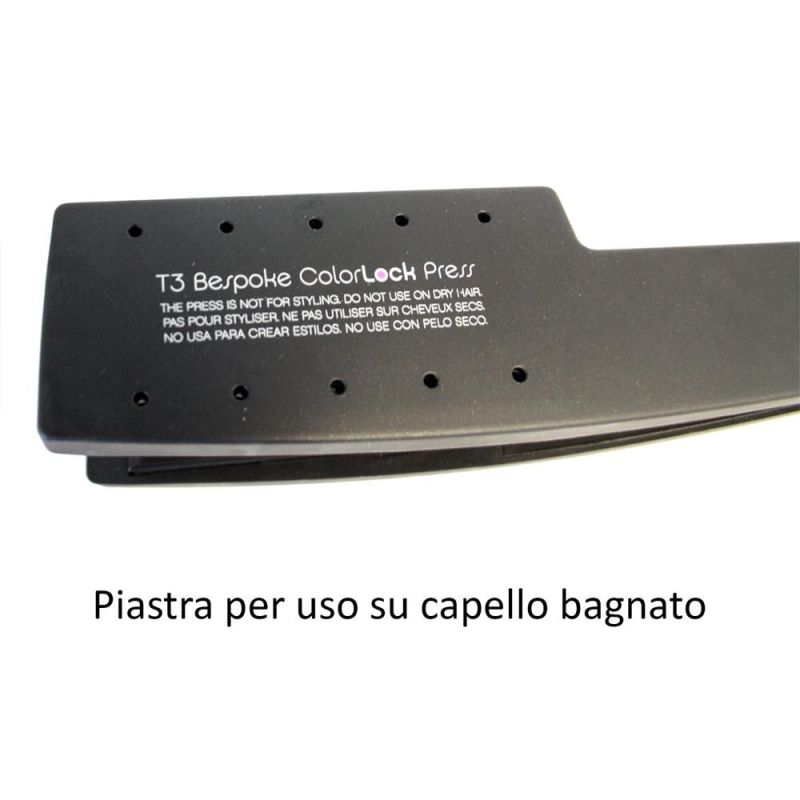 PIASTRA FISSATIVA SPECIFICA PER CAPELLI COLORATI