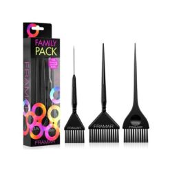 FAMILY PACK SET DI 3 PENNELLI PER TINTA