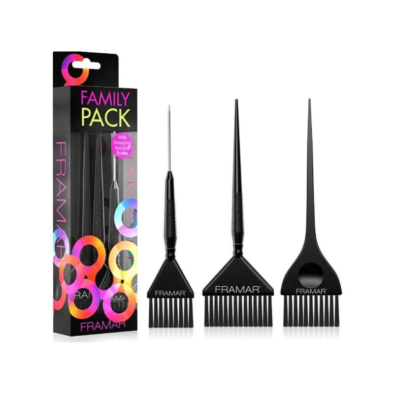 FAMILY PACK SET DI 3 PENNELLI PER TINTA