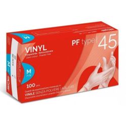 VINYL GUANTI S/POLVERE 100PZ