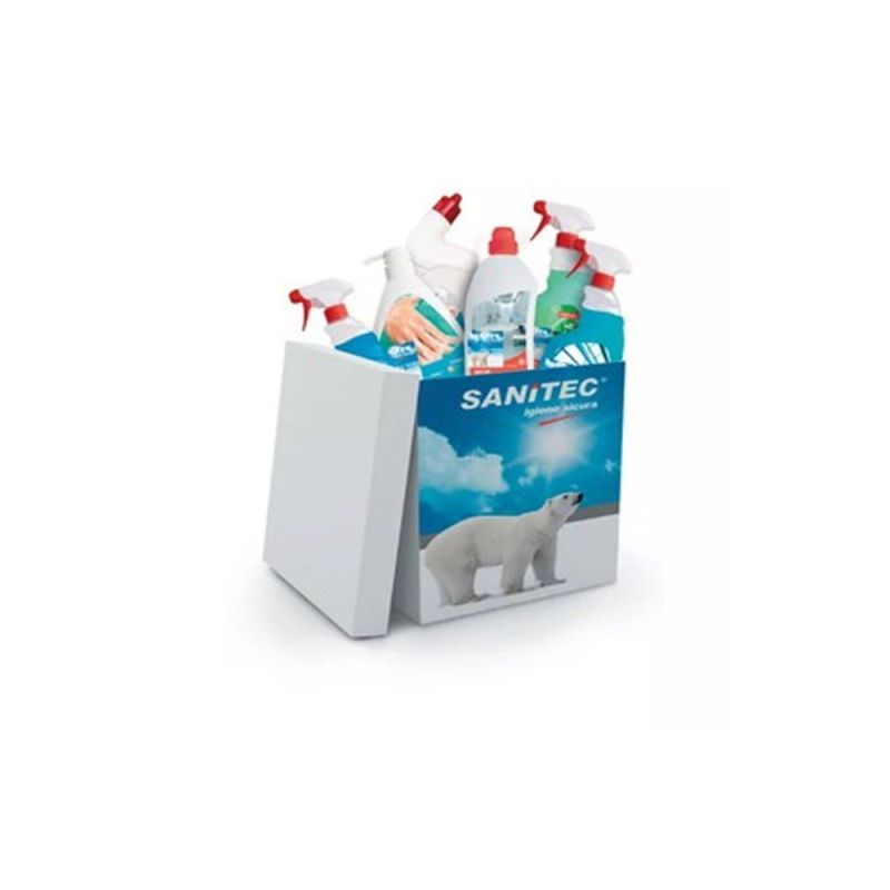 SANITEC KIT DISINFETTANTE E PULIZIA 6 PRODOTTI