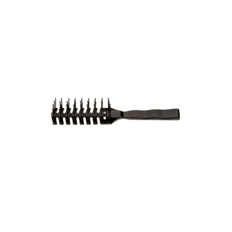 SIBEL SPAZZOLA 006B RAGNO A DOPPI SPILLI NERA