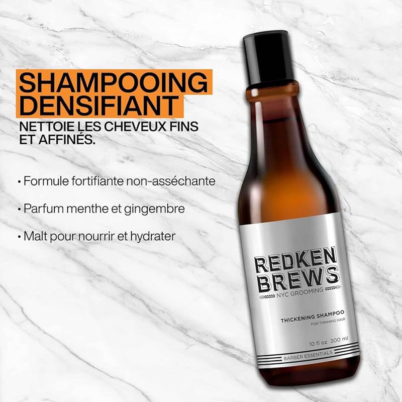 REDKEN BREWS THICKENING SHAMPOO EL