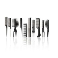 SET 10 PETTINI PROFESSIONALI BARBA E CAPELLI