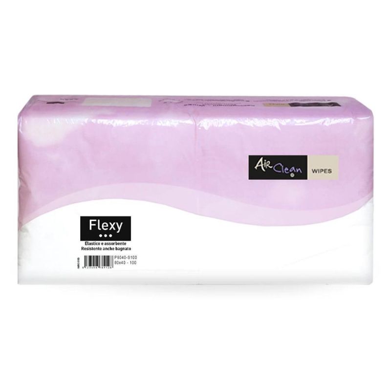 SALVIETTE AIR CLEAN SPUNLACE BASIC (flexy)  80 X 40 100 PZ