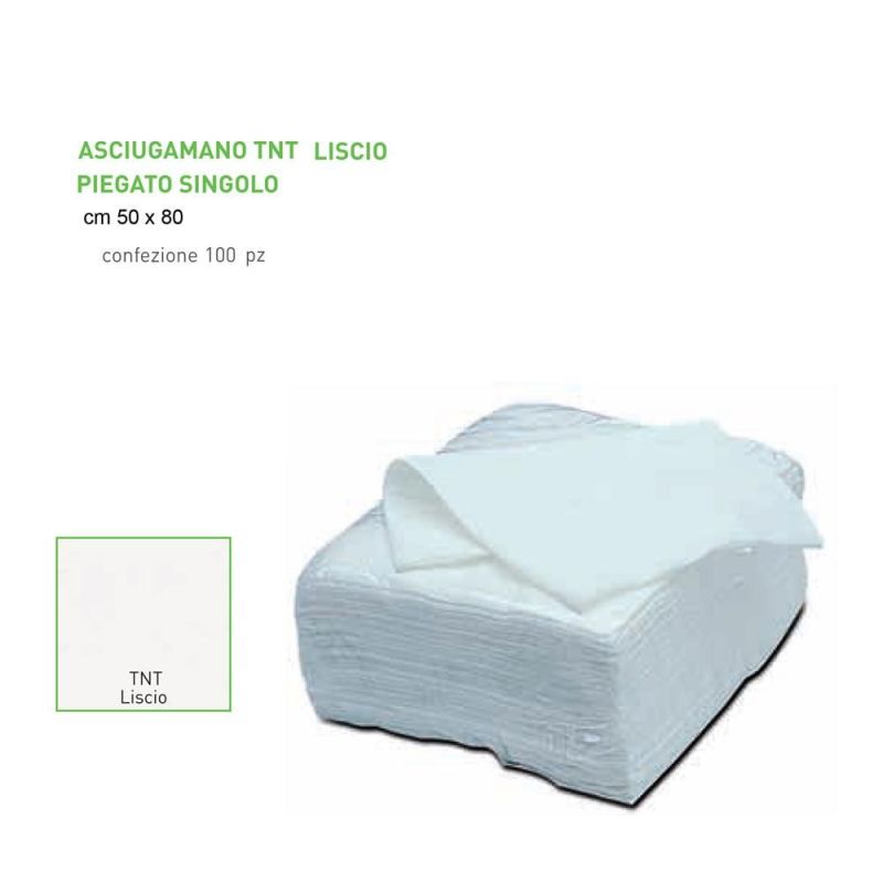 SALVIETTE SPUNLACE LISCE 100PZ