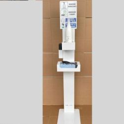 PIANTANA PORTA SAPONE + GUANTI + TERMOMETRO