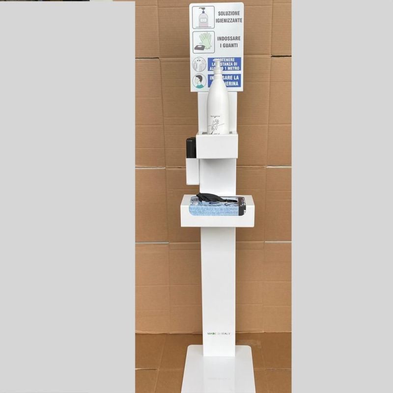 PIANTANA PORTA SAPONE + GUANTI + TERMOMETRO