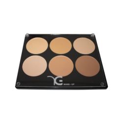 TAVOLOZZA TRUCCO FONDO TINTA COMPATTO X 6 COLORI