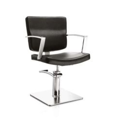 POLTRONA PARRUCCHIERE HAIR ALPHA BASE QUADRATA
