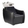 LAVAGGIO HAZEL BLACK SKAI NERO CON VASCA BASCULANTE BIANCA