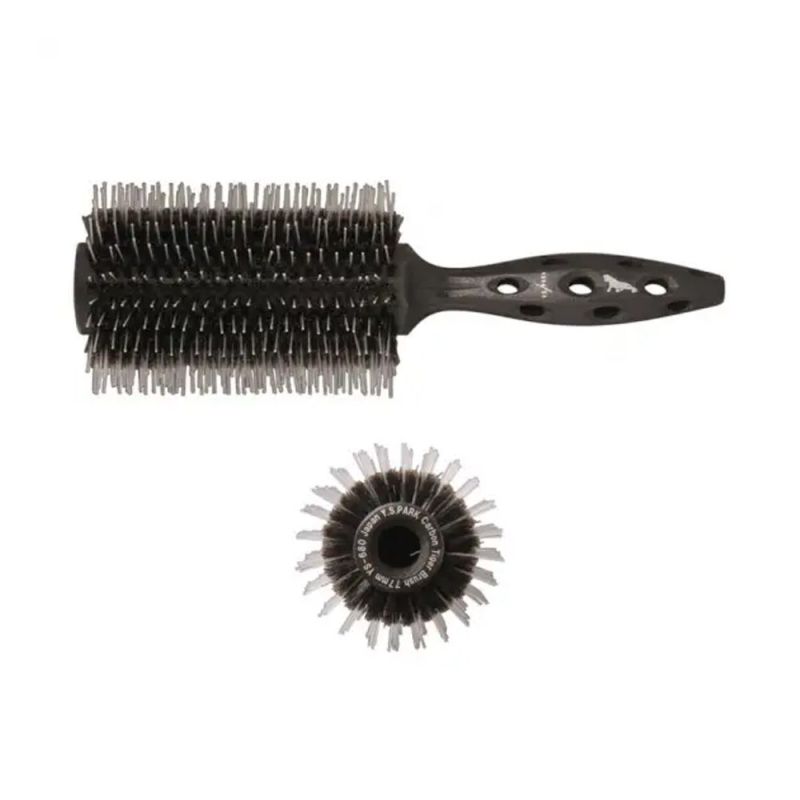 SPAZZOLA BLACK CARBON TIGER BRUSH ANTI-STATIC
