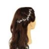 DECORAZIONE PER CAPELLI CON FOGLIE DI STRASS
