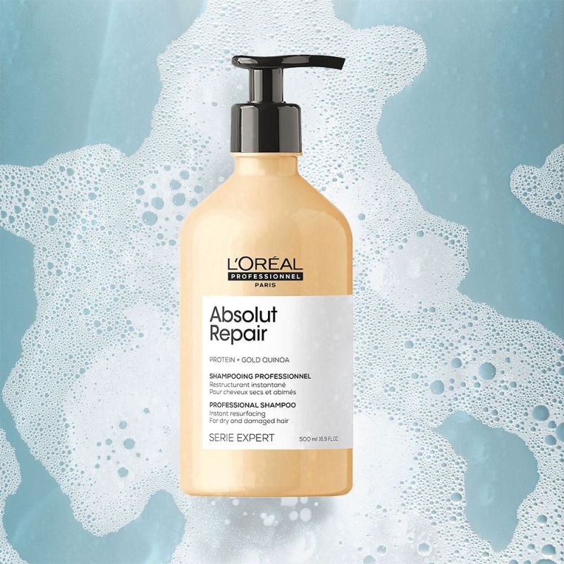 SERIE EXPERT ABSOLUT REPAIR PROTEIN + GOLD QUINOA SHAMPOO