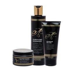 KOMEKO AXEL GIFT BOX A (PURIFYING SHAMPOO 250 ML + EXTREME FIX GEL + MATTE PASTE)